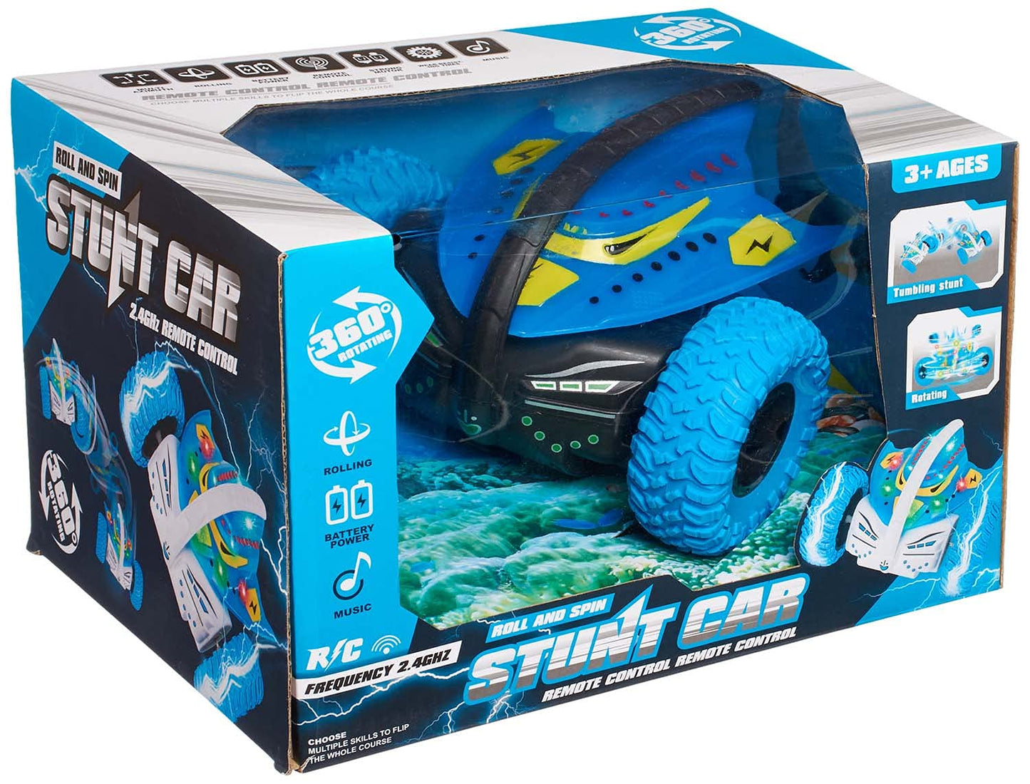 RC Roll and Spin Stunt Car