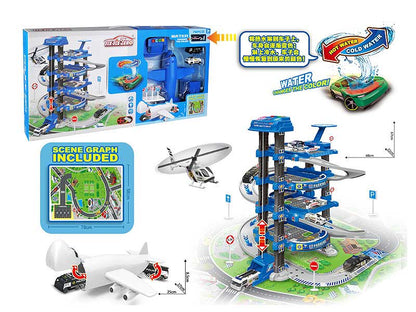 Kids Parking Plot and house designing toys